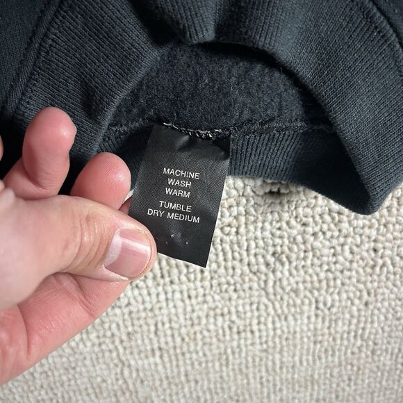 Vintage Screen Classic Blank Crewneck Mens Large Black Essentials USA 90s - Picture 8 of 9